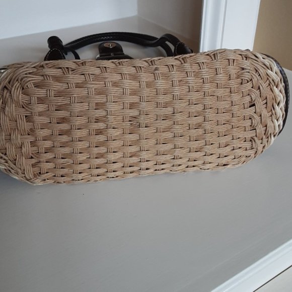 Brighton woven purse with buckle magnet clasp - Picture 5 of 6